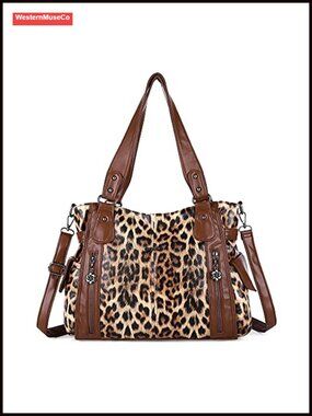 Vegan Leather Hobo Shoulder Bag Crossbody Tote Multi-Pocket Handbag